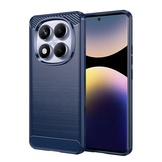 Deksel til Xiaomi Redmi Note 14 Pro 4G, Techsuit, Karbon, Blå