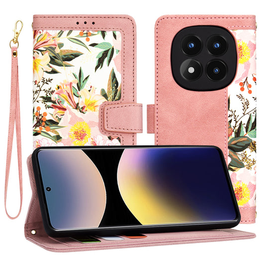 Deksel for Xiaomi Redmi Note 14 Pro 4G, Techsuit, FlipCraft, Rosa