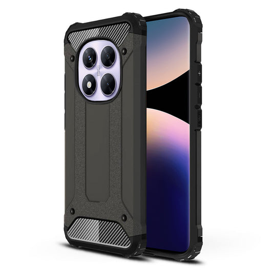 Deksel for Xiaomi Redmi Note 14 Pro 4G, Techsuit, Hybrid Armor, Svart