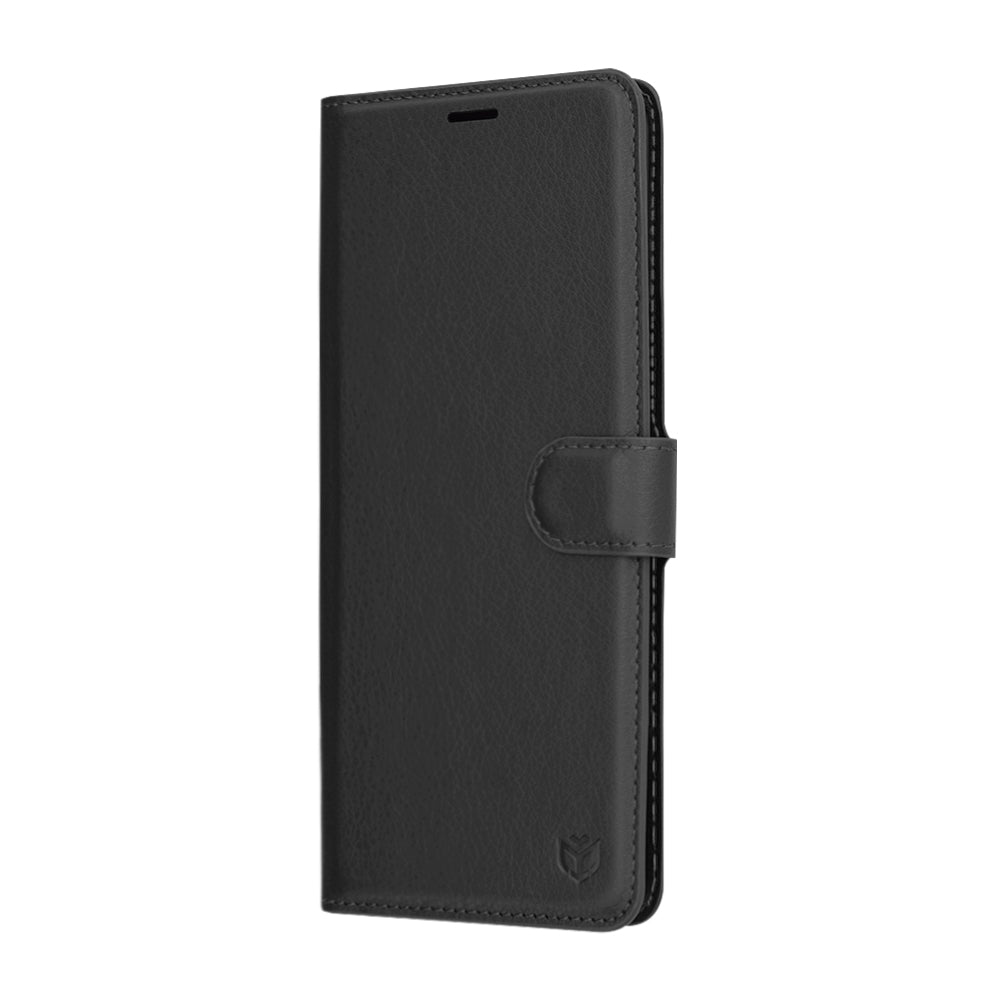 Deksel for Xiaomi Redmi Note 14 Pro 4G, Techsuit, Leather Folio, Svart