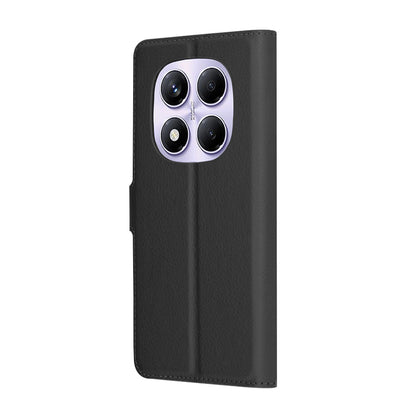 Deksel for Xiaomi Redmi Note 14 Pro 4G, Techsuit, Leather Folio, Svart