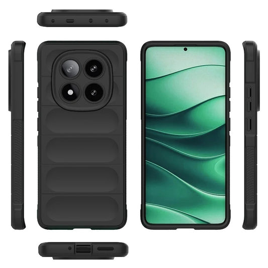 Deksel for Xiaomi Redmi Note 14 Pro 4G, Techsuit, Magic Shield, Svart