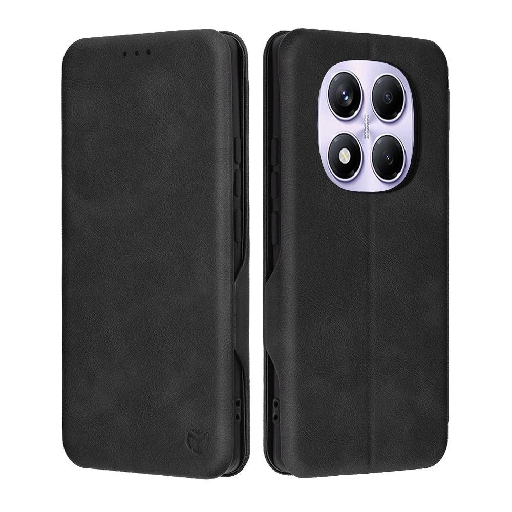 Deksel for Xiaomi Redmi Note 14 Pro 4G, Techsuit, Safe Wallet Plus, Svart