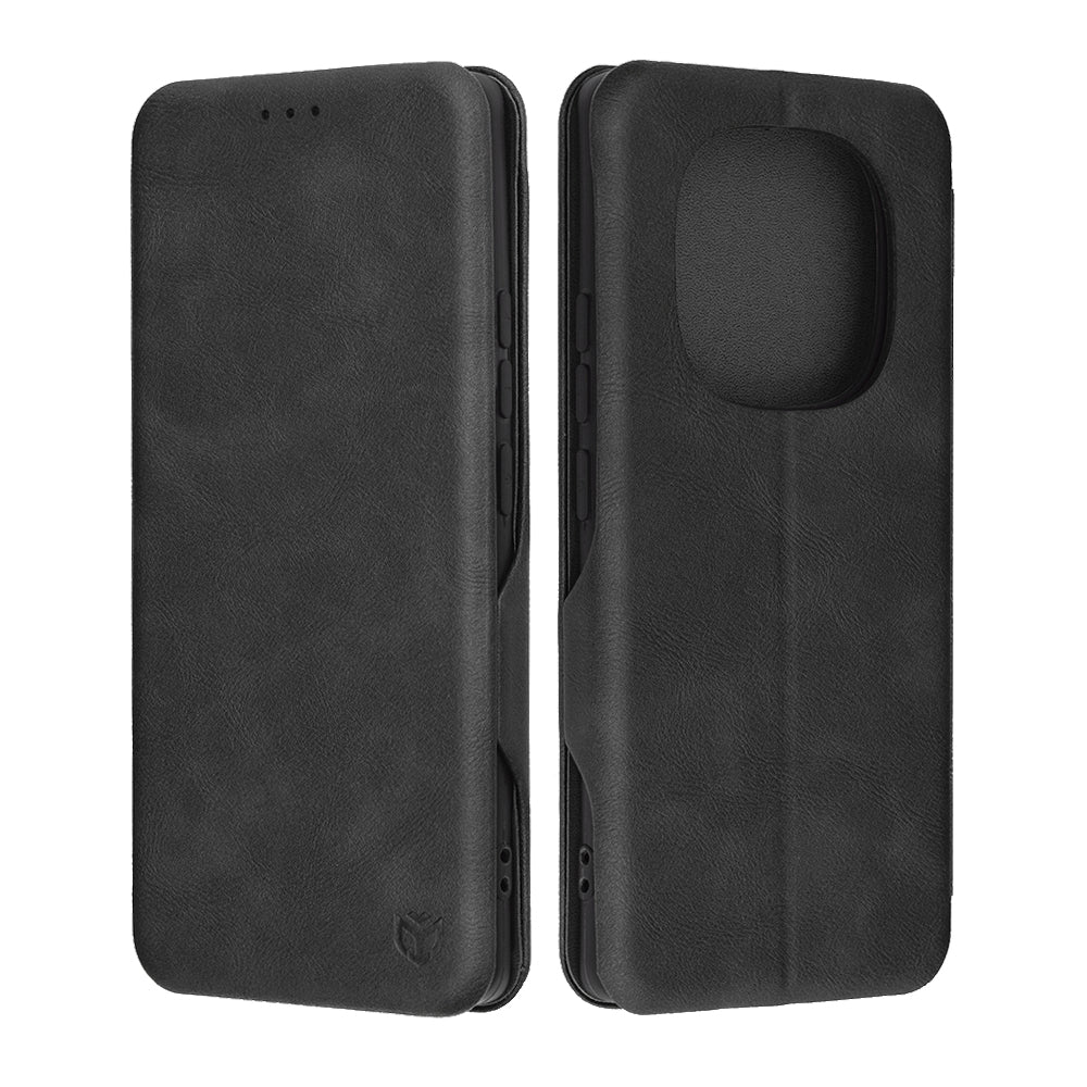 Deksel for Xiaomi Redmi Note 14 Pro 4G, Techsuit, Safe Wallet Plus, Svart