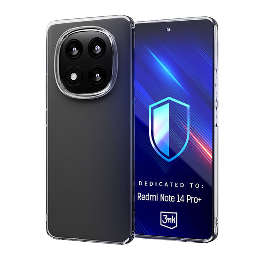 Deksel for Xiaomi Redmi Note 14 Pro+ 5G, 3MK, Klar, Transparent