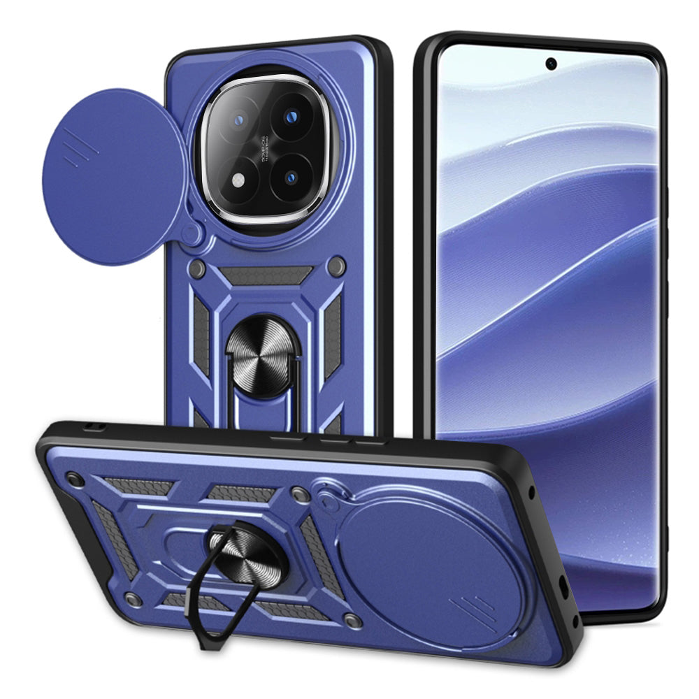 Deksel for Xiaomi Redmi Note 14 Pro+ 5G, Techsuit, CamShield, Blå