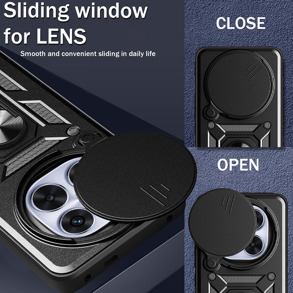 Deksel for Xiaomi Redmi Note 14 Pro+ 5G, Techsuit, CamShield, Svart