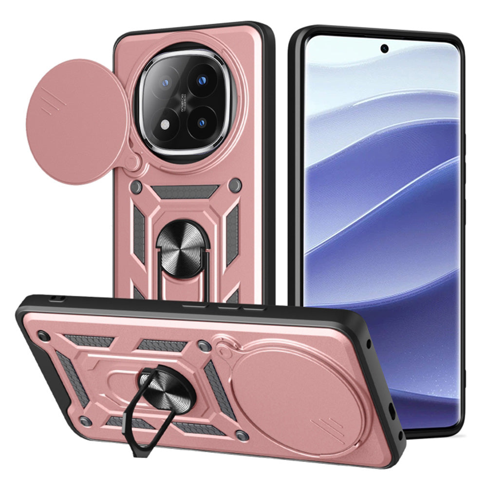 Deksel for Xiaomi Redmi Note 14 Pro+ 5G, Techsuit, CamShield, Rosa