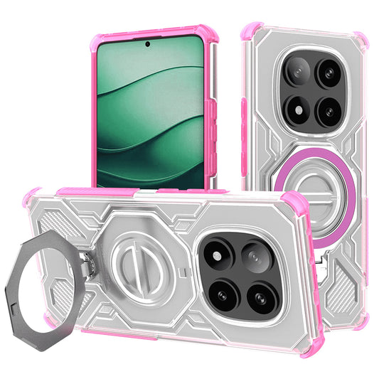 Deksel for Xiaomi Redmi Note 14 Pro+ 5G, Techsuit, Carbon Shield Pro, Rosa