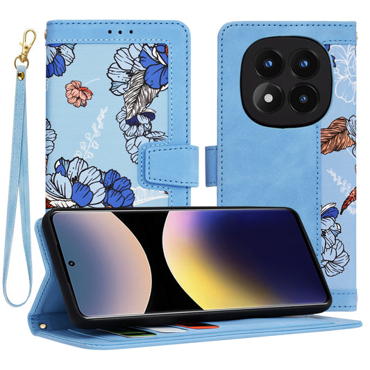 Deksel for Xiaomi Redmi Note 14 Pro+ 5G, Techsuit, FlipCraft, Blå