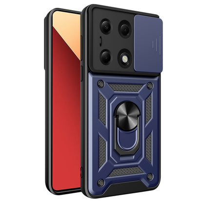 Deksel til Xiaomi Redmi Note 14S / Note 13 Pro 4G / Poco M6 Pro 4G, Techsuit, CamShield, Blå