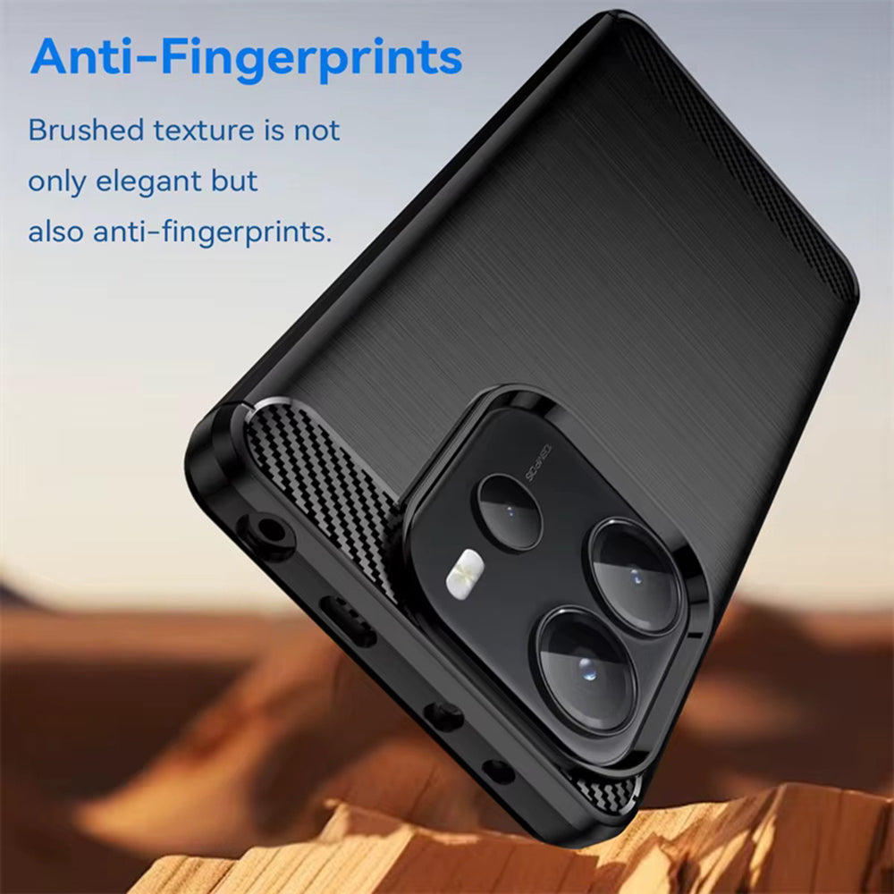 Deksel til Xiaomi Redmi Note 14S, Techsuit, Karbon, Svart