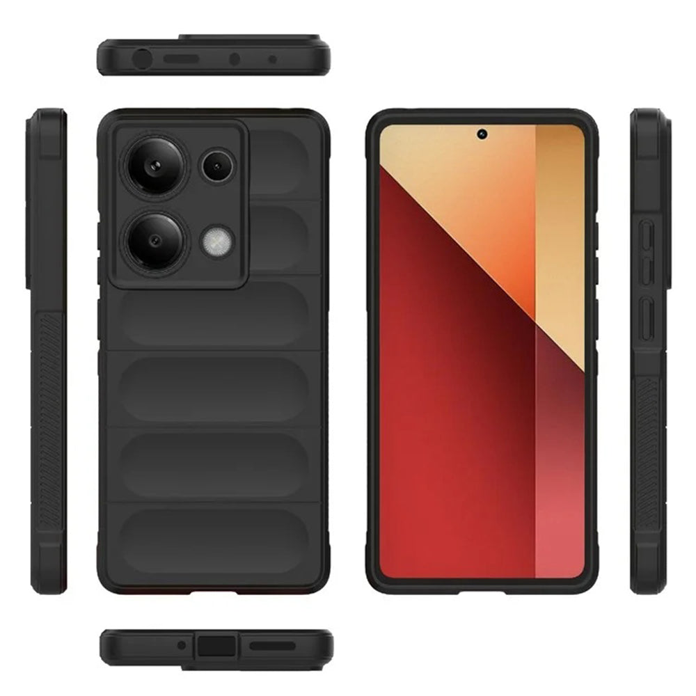 Deksel for Xiaomi Redmi Note 14S, Techsuit, Magic Shield, Svart