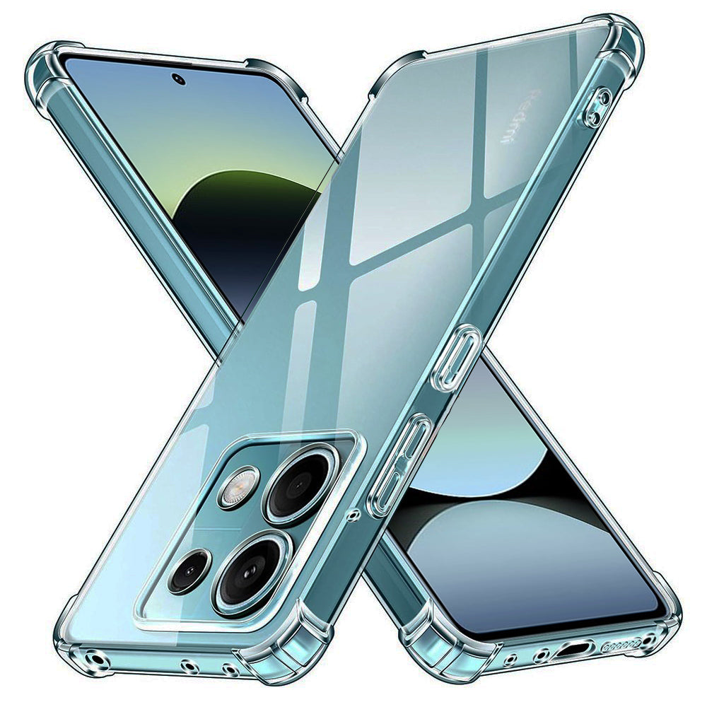 Deksel for Xiaomi Redmi Note 14S, Techsuit, Støtsikker Klar, Transparent