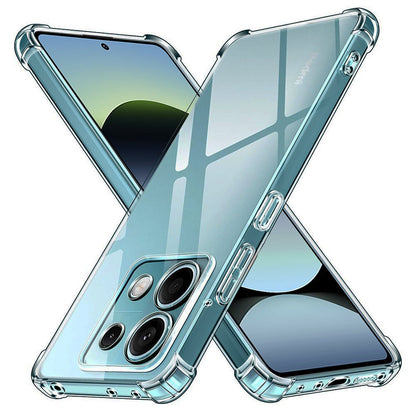 Deksel for Xiaomi Redmi Note 14S, Techsuit, Støtsikker Klar, Transparent