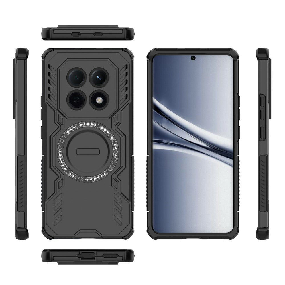 MagSafe-deksel for Xiaomi Redmi Note 15 4G, Techsuit, ArmorMag, Svart