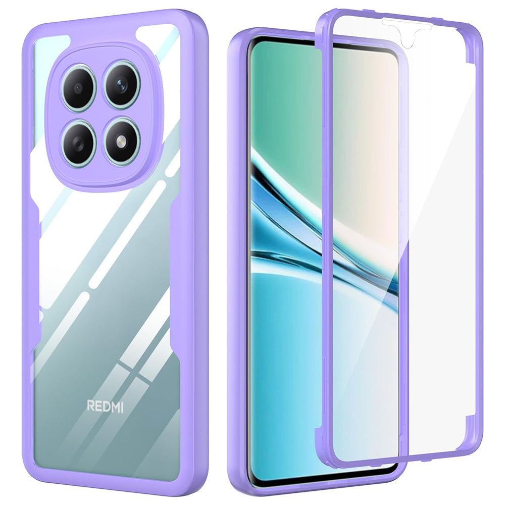 Deksel for Xiaomi Redmi Note 15 4G, Techsuit, ColorVerse 360, Lilla