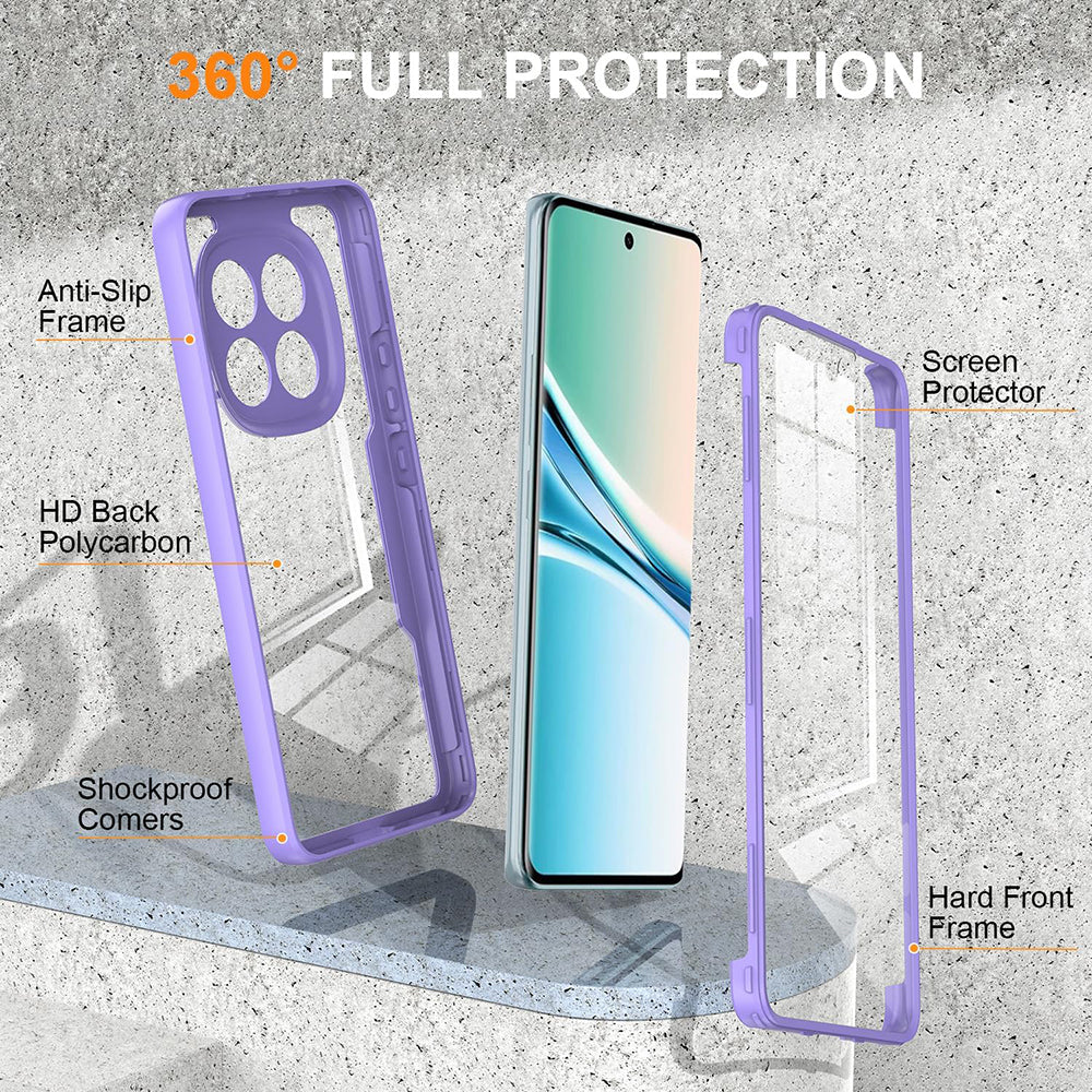 Deksel for Xiaomi Redmi Note 15 4G, Techsuit, ColorVerse 360, Lilla