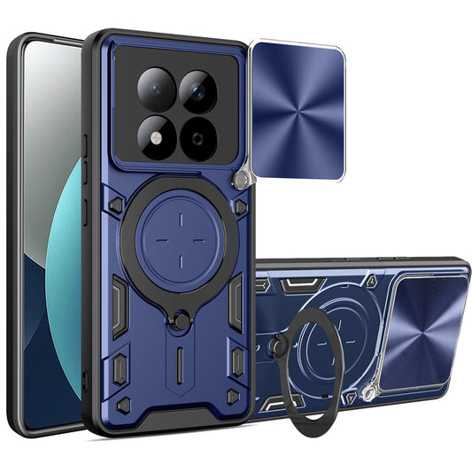 Deksel for Xiaomi Redmi Note 15 Pro 4G, Techsuit, CamGuard Pro, Blå