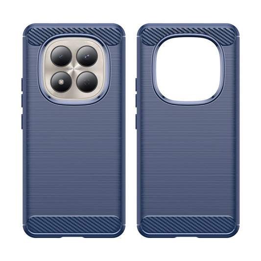 Deksel for Xiaomi Redmi Note 15 Pro 4G, Techsuit, Karbon, Blå