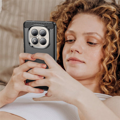 Deksel for Xiaomi Redmi Note 15 Pro 4G, Techsuit, Karbon, Svart