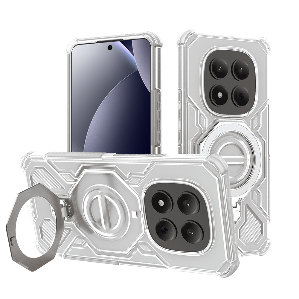 Deksel for Xiaomi Redmi Note 15 Pro 4G, Techsuit, Carbon Shield Pro, Hvit