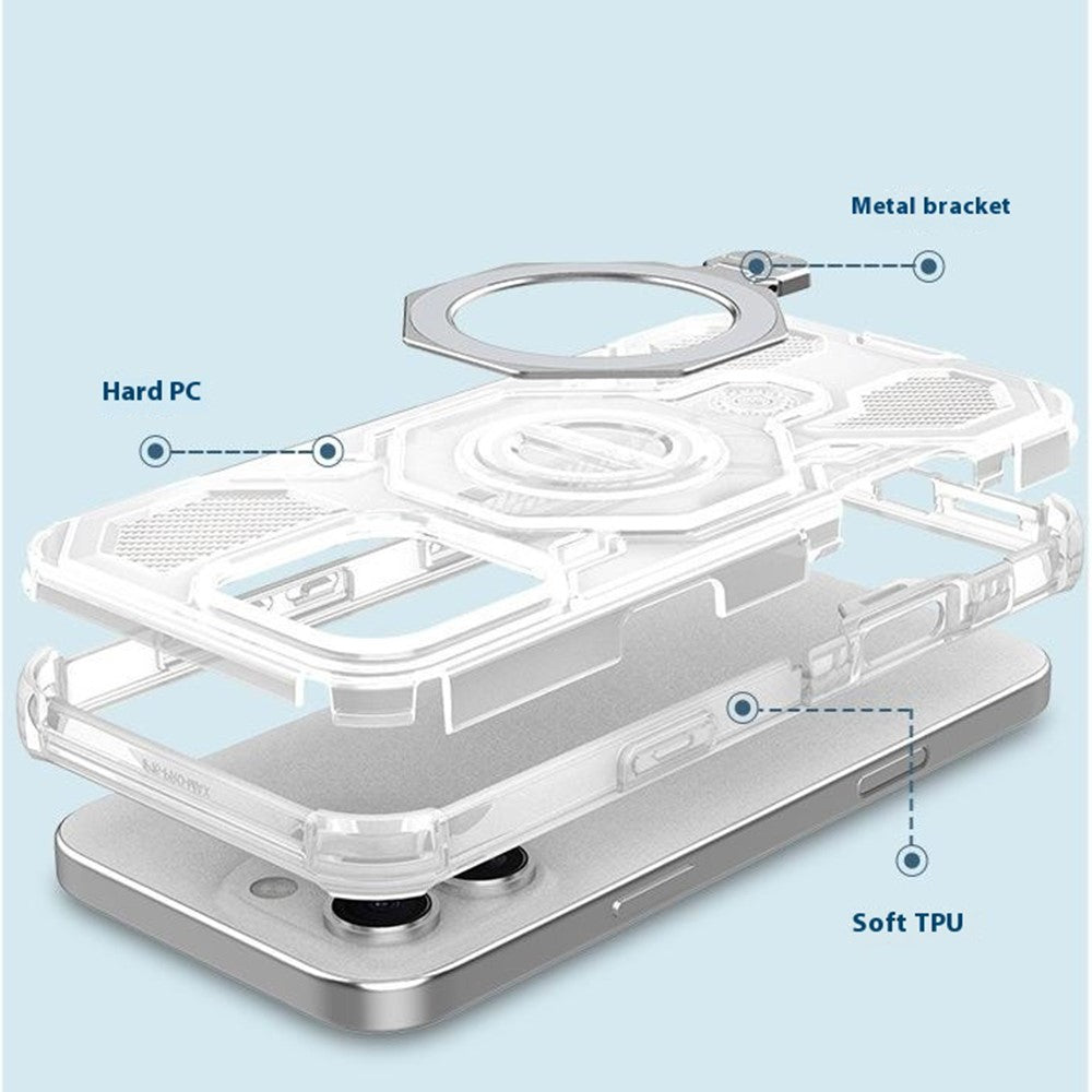 Deksel for Xiaomi Redmi Note 15 Pro 4G, Techsuit, Carbon Shield Pro, Hvit