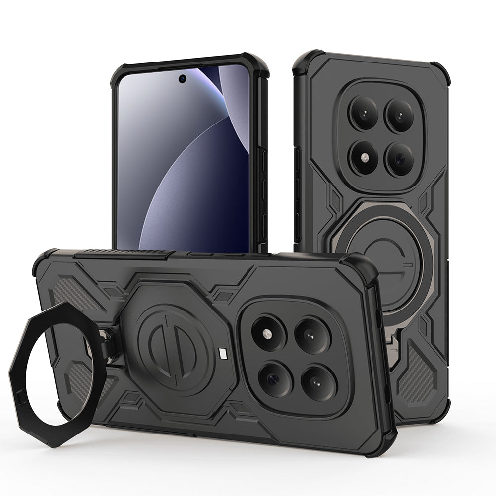 Deksel for Xiaomi Redmi Note 15 Pro 4G, Techsuit, Carbon Shield Pro, Svart