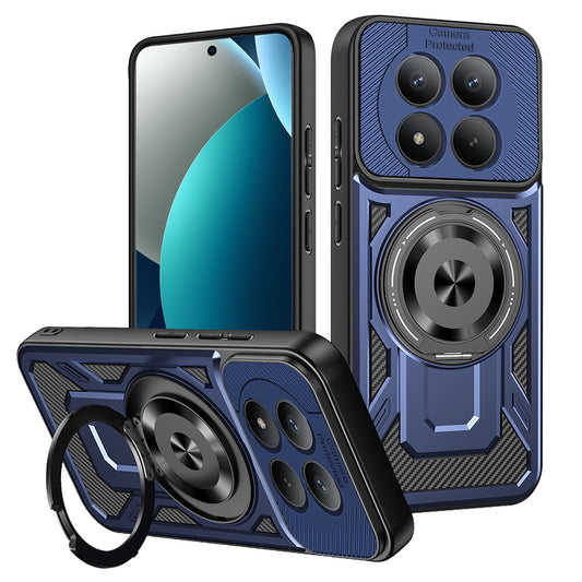 Deksel for Xiaomi Redmi Note 15 Pro 4G, Techsuit, RuggedCam, Blå