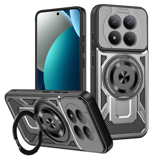 Deksel for Xiaomi Redmi Note 15 Pro 4G, Techsuit, RuggedCam, Grå