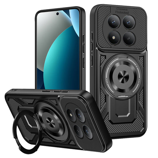 Deksel for Xiaomi Redmi Note 15 Pro 4G, Techsuit, RuggedCam, Svart
