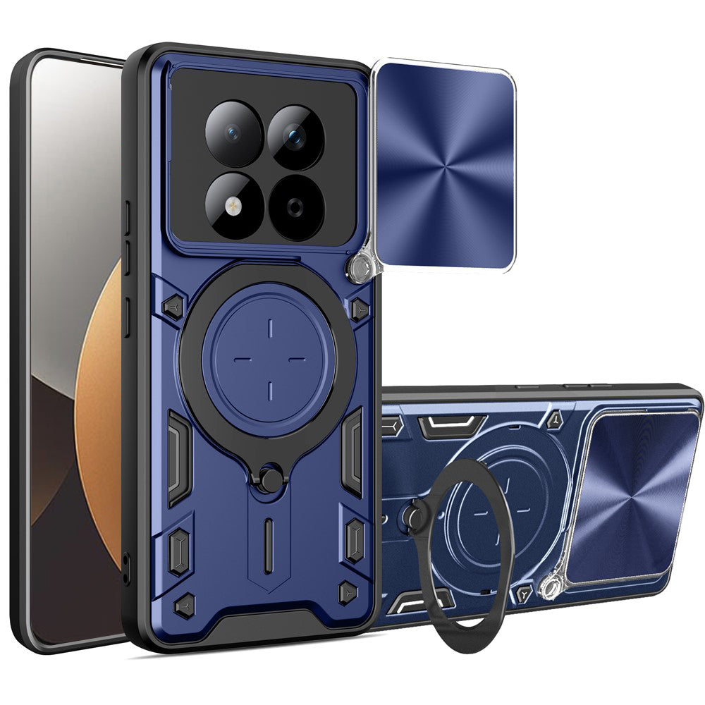 Deksel for Xiaomi Redmi Note 15 Pro 5G, Techsuit, CamGuard Pro, Blå