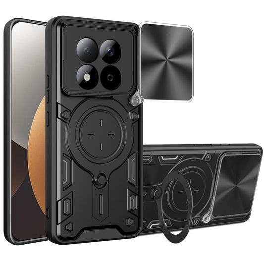 Deksel for Xiaomi Redmi Note 15 Pro 5G, Techsuit, CamGuard Pro, Svart