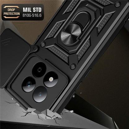 Deksel for Xiaomi Redmi Note 15 Pro 5G, Techsuit, CamShield, Roségull