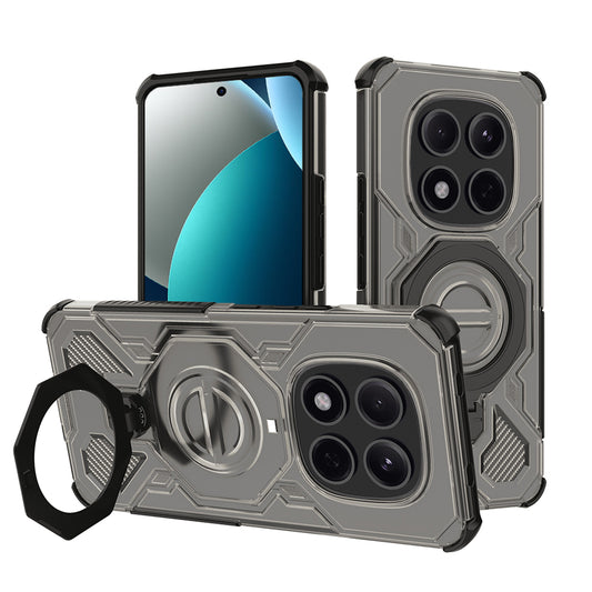Deksel for Xiaomi Redmi Note 15 Pro 5G, Techsuit, Carbon Shield Pro, Røykfarget