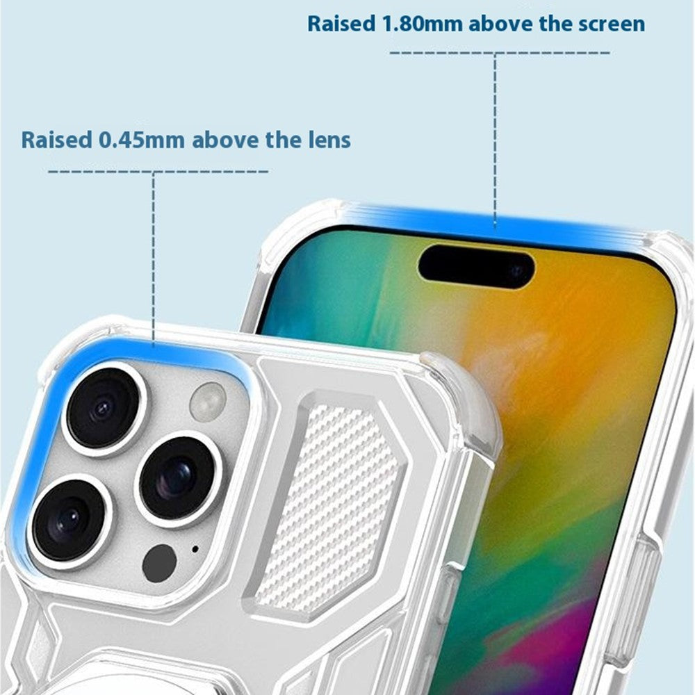Deksel for Xiaomi Redmi Note 15 Pro 5G, Techsuit, Carbon Shield Pro, Røykfarget