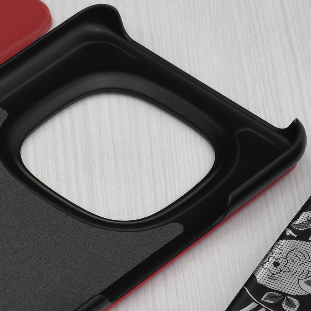 Deksel for Xiaomi Redmi Note 15 Pro 5G, Techsuit, eFold, Rød