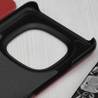 Deksel for Xiaomi Redmi Note 15 Pro 5G, Techsuit, eFold, Rød