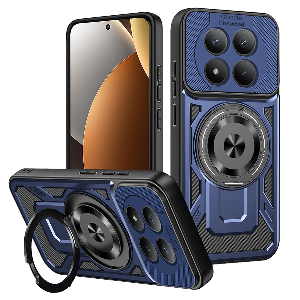 Deksel for Xiaomi Redmi Note 15 Pro 5G, Techsuit, RuggedCam, Blå