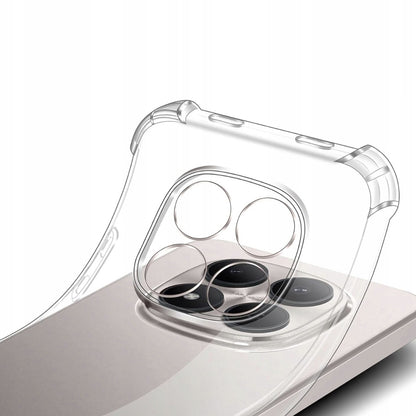 Deksel for Xiaomi Redmi Note 15 Pro 5G, Techsuit, Shockproof Clear, Gjennomsiktig