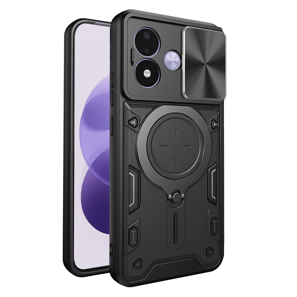 Deksel til Xiaomi Redmi Note 17 4G / Note 17 5G, Techsuit, CamGuard Pro, svart