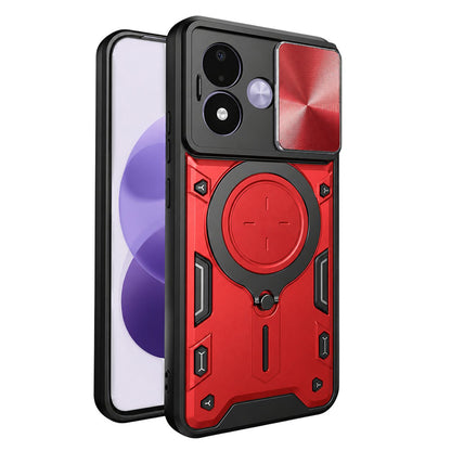 Deksel til Xiaomi Redmi Note 17 4G / Note 17 5G, Techsuit, CamGuard Pro, rød