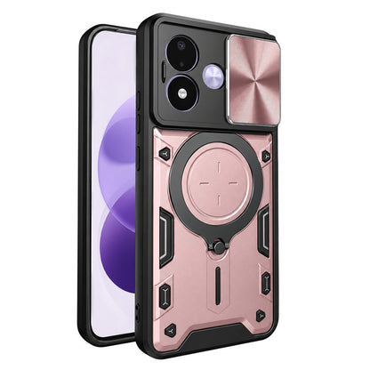 Deksel til Xiaomi Redmi Note 17 4G / Note 17 5G, Techsuit, CamGuard Pro, roségull
