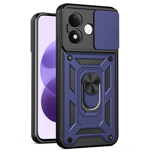 Deksel for Xiaomi Redmi Note 17 4G / Note 17 5G, Techsuit, CamShield, Blå