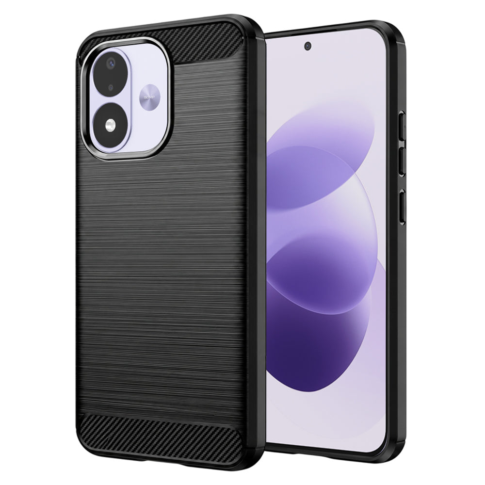 Deksel til Xiaomi Redmi Note 17 4G / Note 17 5G, Techsuit, karbon, svart