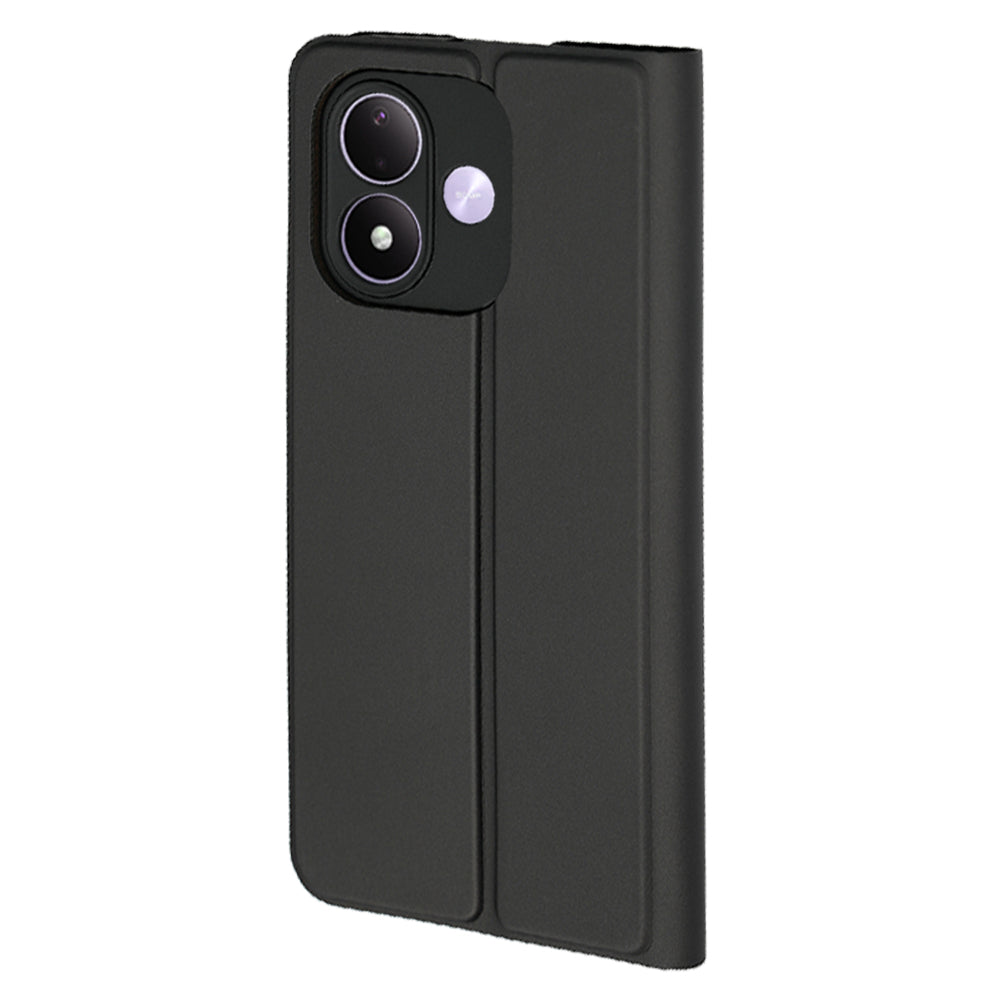 Deksel til Xiaomi Redmi Note 17 4G / Note 17 5G, Techsuit, Magskin Book, svart