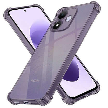 Deksel til Xiaomi Redmi Note 17 4G / Note 17 5G, Techsuit, støtsikkert og gjennomsiktig, røykfarget