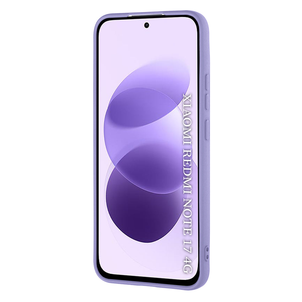 Deksel til Xiaomi Redmi Note 17 4G / Note 17 5G, Techsuit, SoftFlex, lys lilla