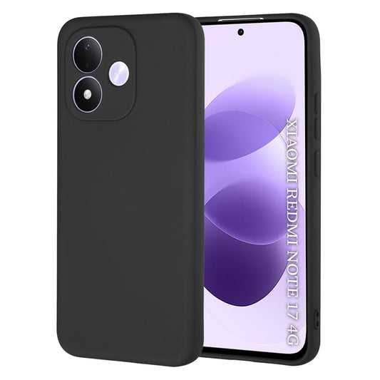Deksel for Xiaomi Redmi Note 17 4G / Note 17 5G, Techsuit, SoftFlex, Svart
