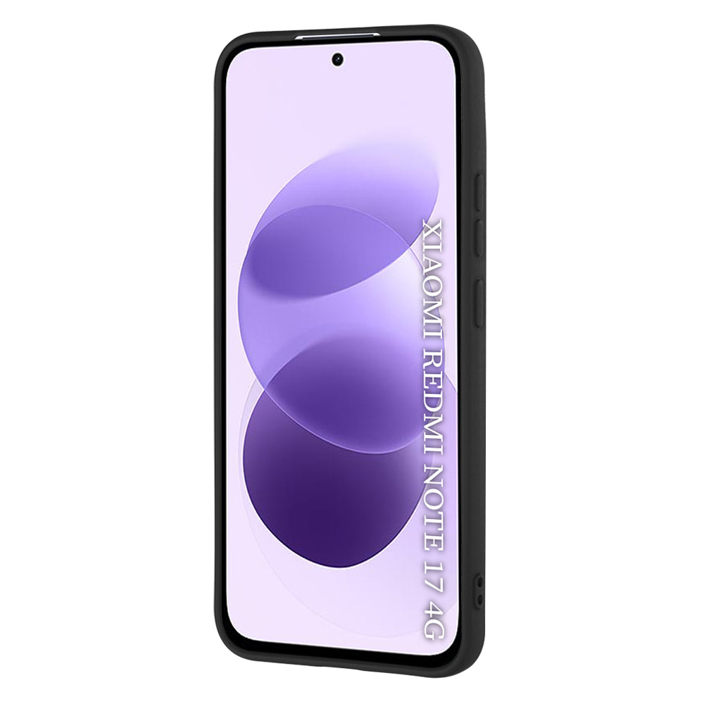 Deksel for Xiaomi Redmi Note 17 4G / Note 17 5G, Techsuit, SoftFlex, Svart